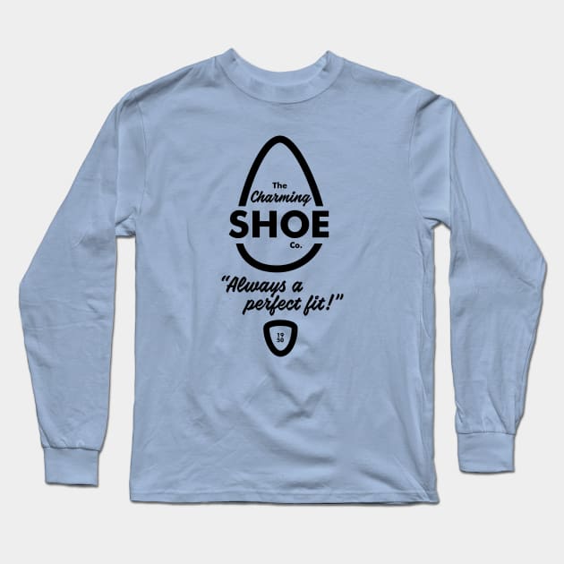 Charming Shoe Co. Long Sleeve T-Shirt by Nathan Gale